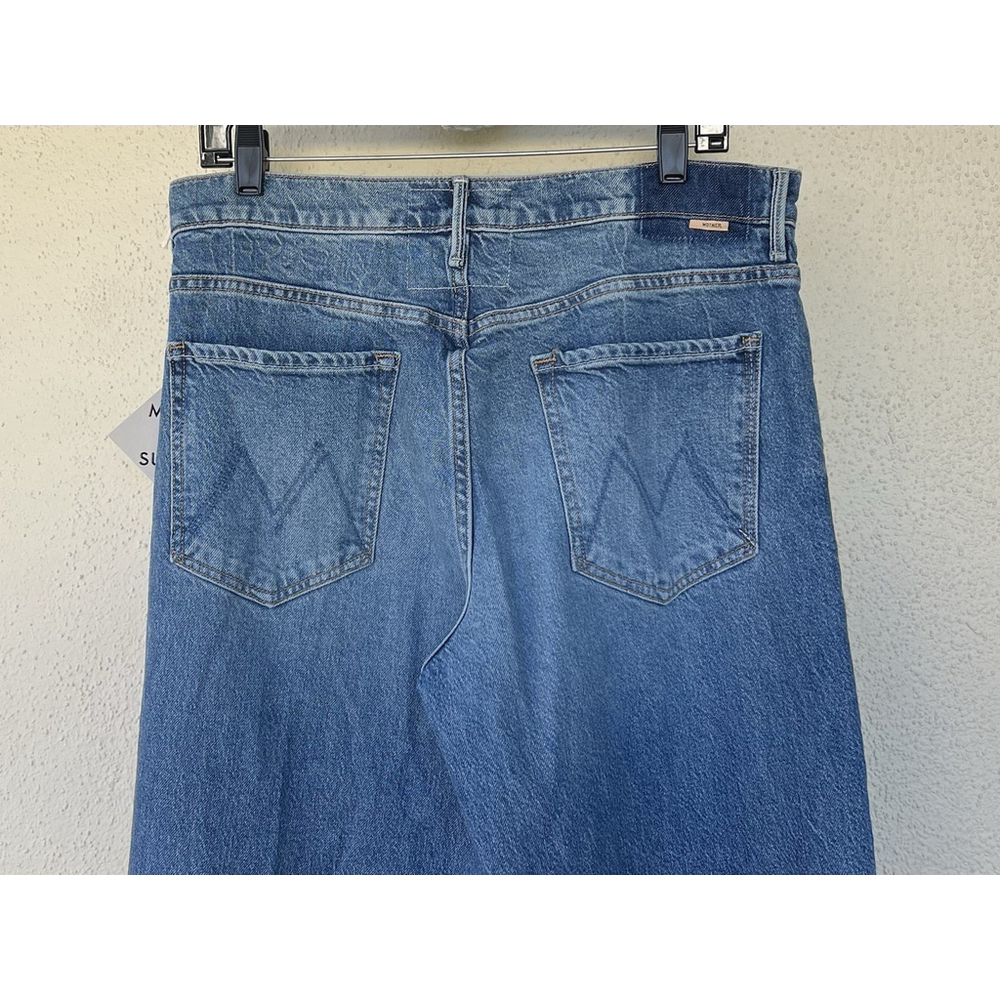 NWT Mother Jeans Mid Rise Tunnel Vision Sneak I’m A Winner Size 32 Straight Leg - Picture 10 of 14